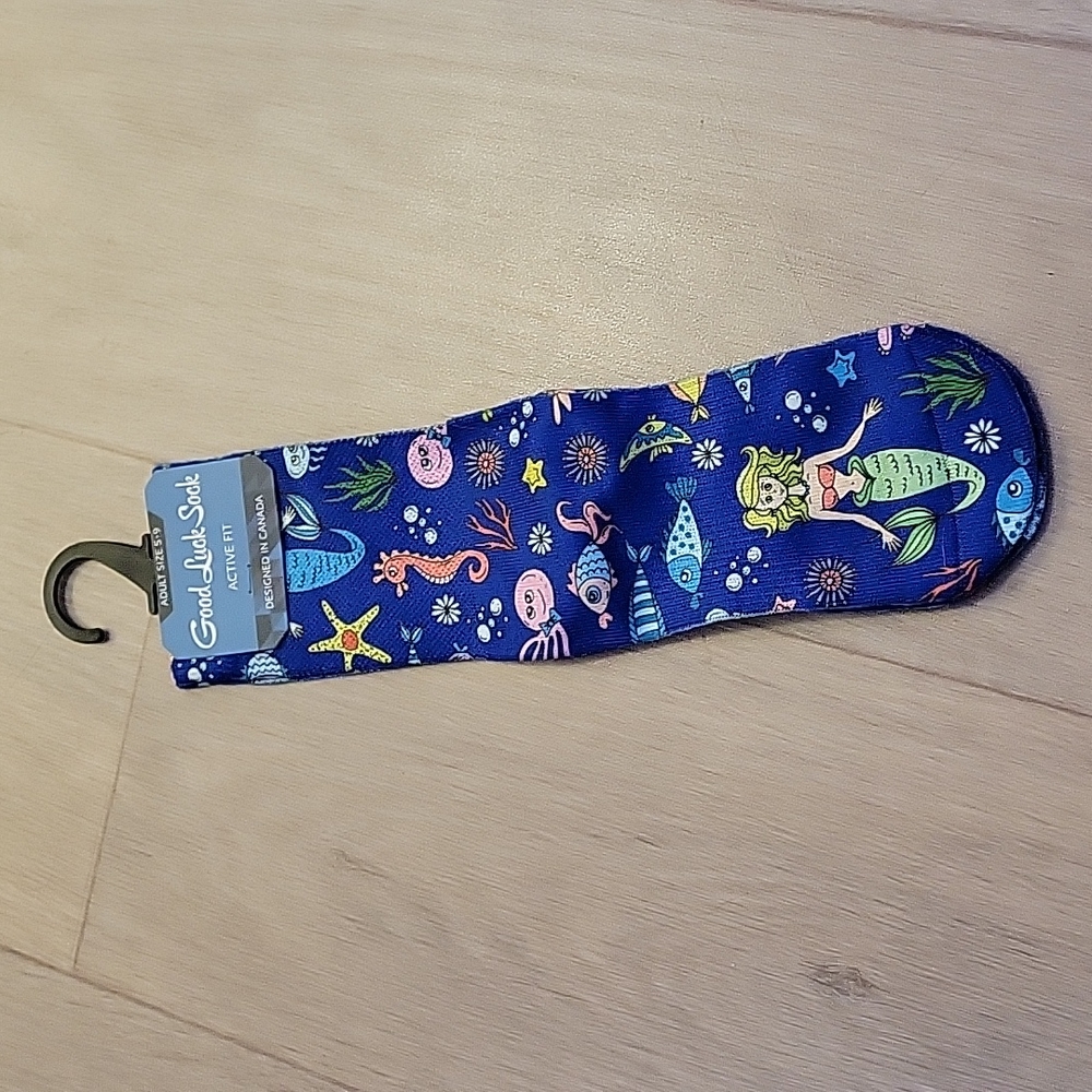 2/$15 Mermaids Crew Socks